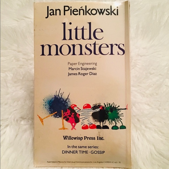 COPY - Jan Pienkowski  Little Monsters POP-Up Book - Picture 6 of 11